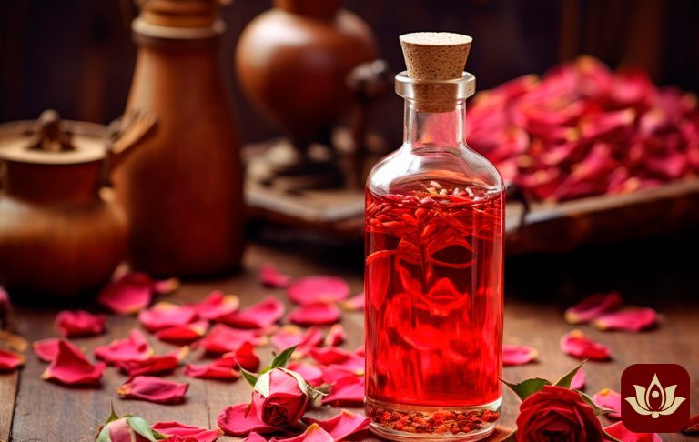 گل رز و روغن اسانسی