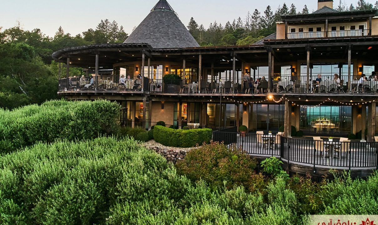 تصویری از دورنمای اوبرژ دو سولیل